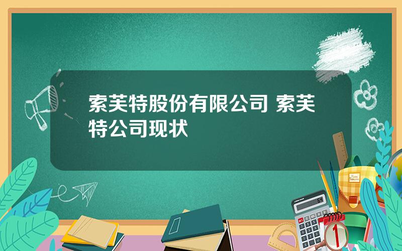 索芙特股份有限公司 索芙特公司现状